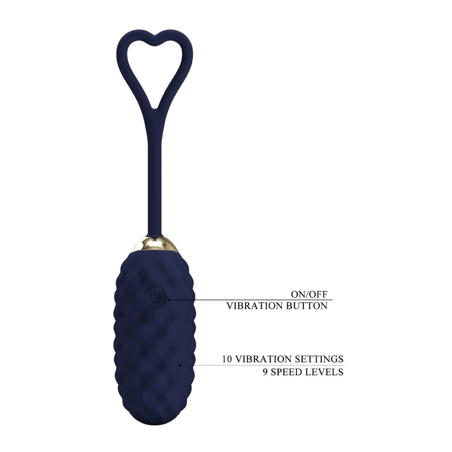 PRETTY LOVE - VIVIAN BLUE Kaugjuhtimispult VIBRATSEERIV MUNA